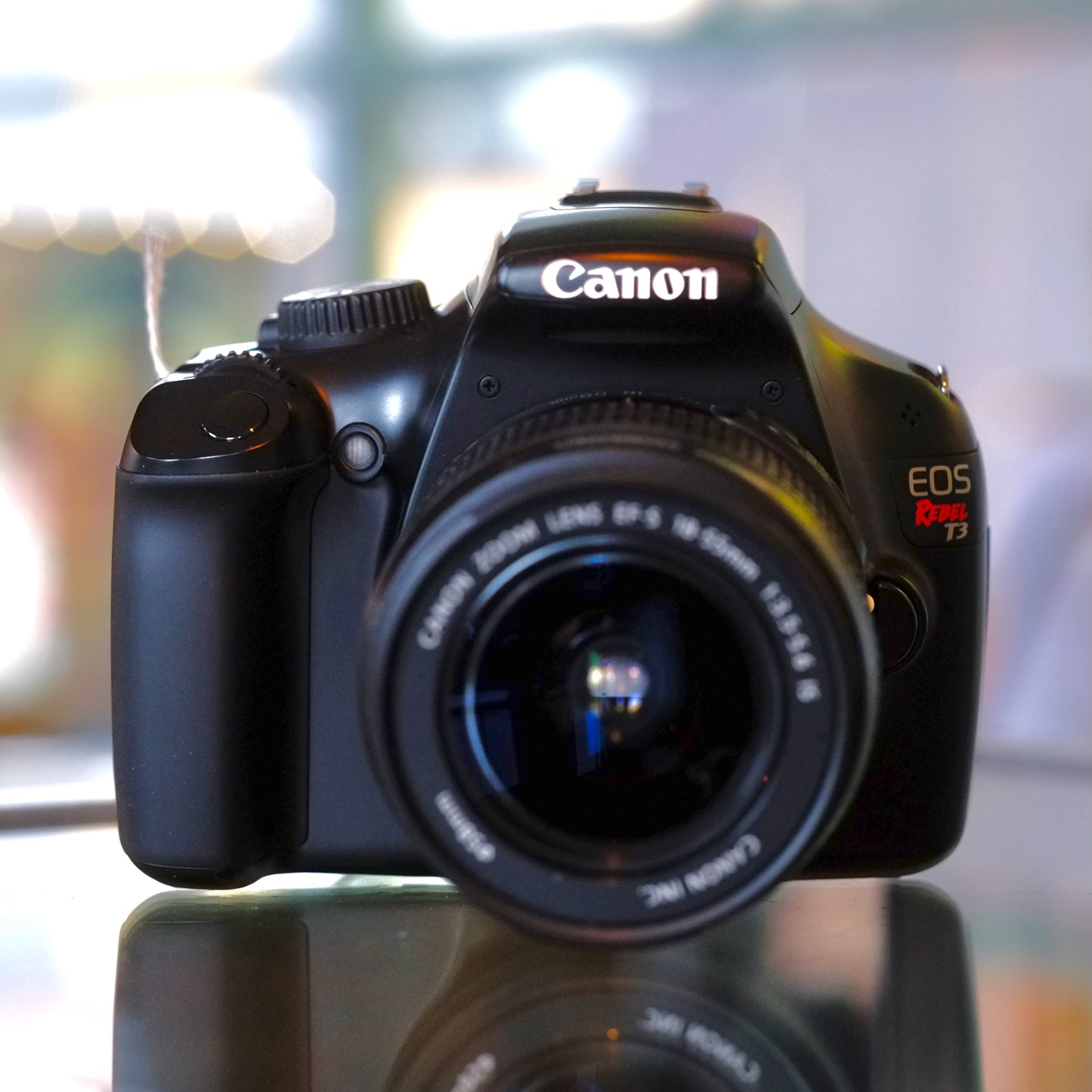 Canon EOS Rebel T3 with 18-55mm f3.5-5.6 IS