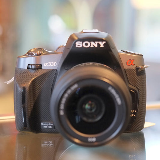 Sony A330 with 18-55mm f3.5-5.6 DT SAM