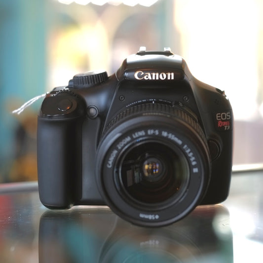 Canon EOS Rebel T3 with 18-55mm f3.5-5.6 III