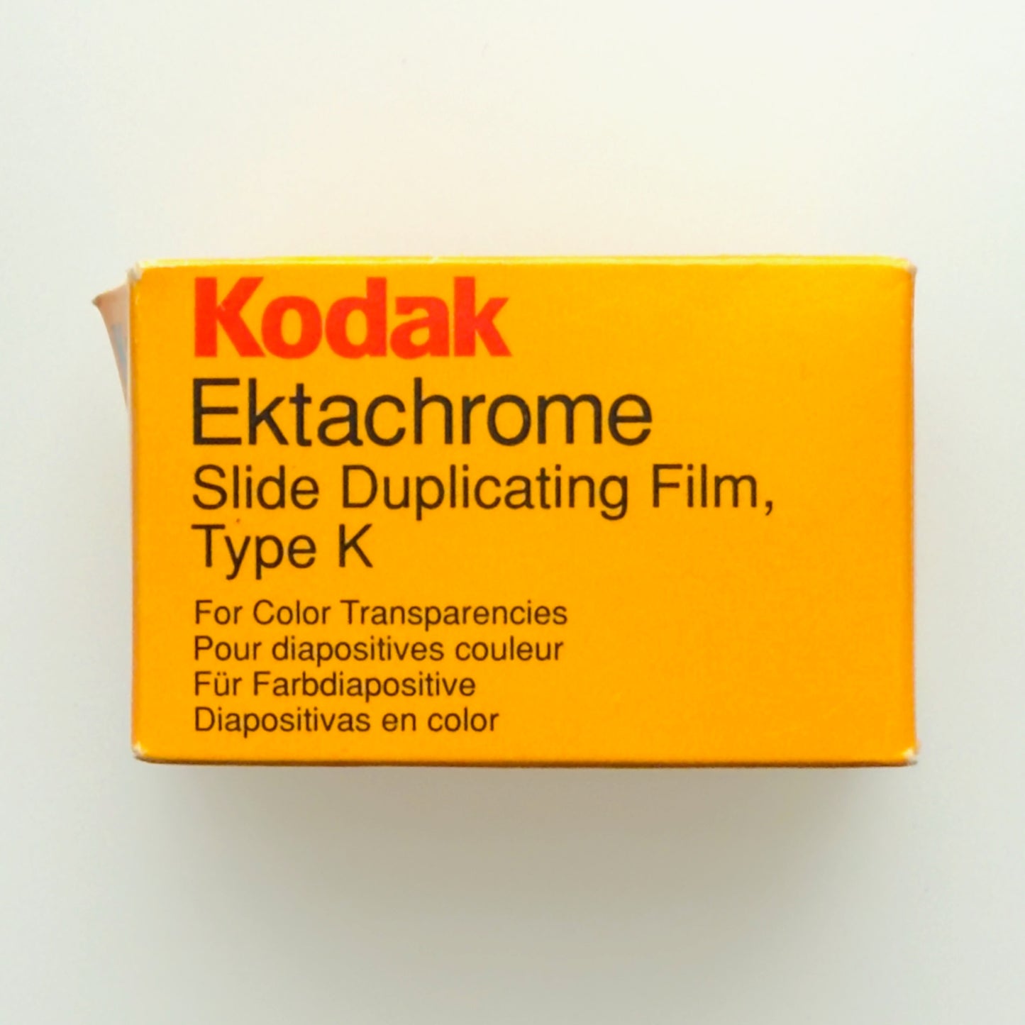 Kodak Ektachrome Slide Duplicating Film, Type K (EXPIRED 5/1993)