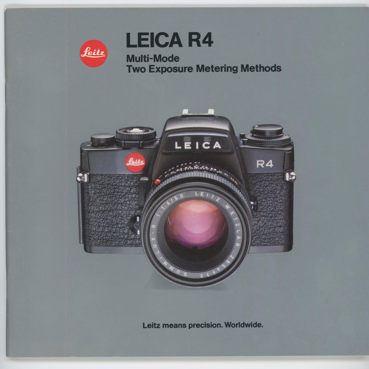 Leica R4 Brochure – Camera Traders