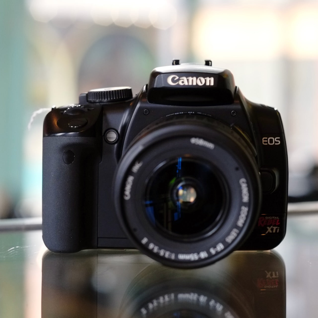 Canon EOS Rebel XTi with 18-55mm f3.5-5.6 II