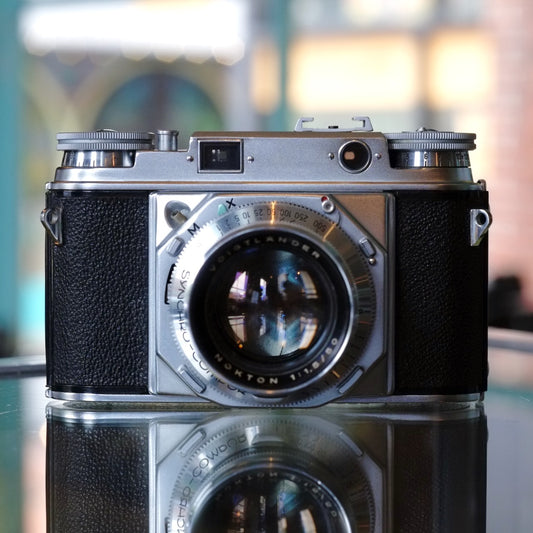 Voigtlander Prominent II with 50mm f1.5 Nokton