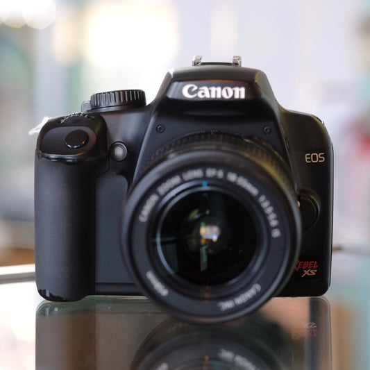 Canon EOS Rebel XS with 18-55mm f3.5-5.6 IS