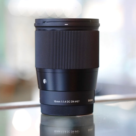Sigma Contemporary 16mm f1.4 DC DN for Sony E