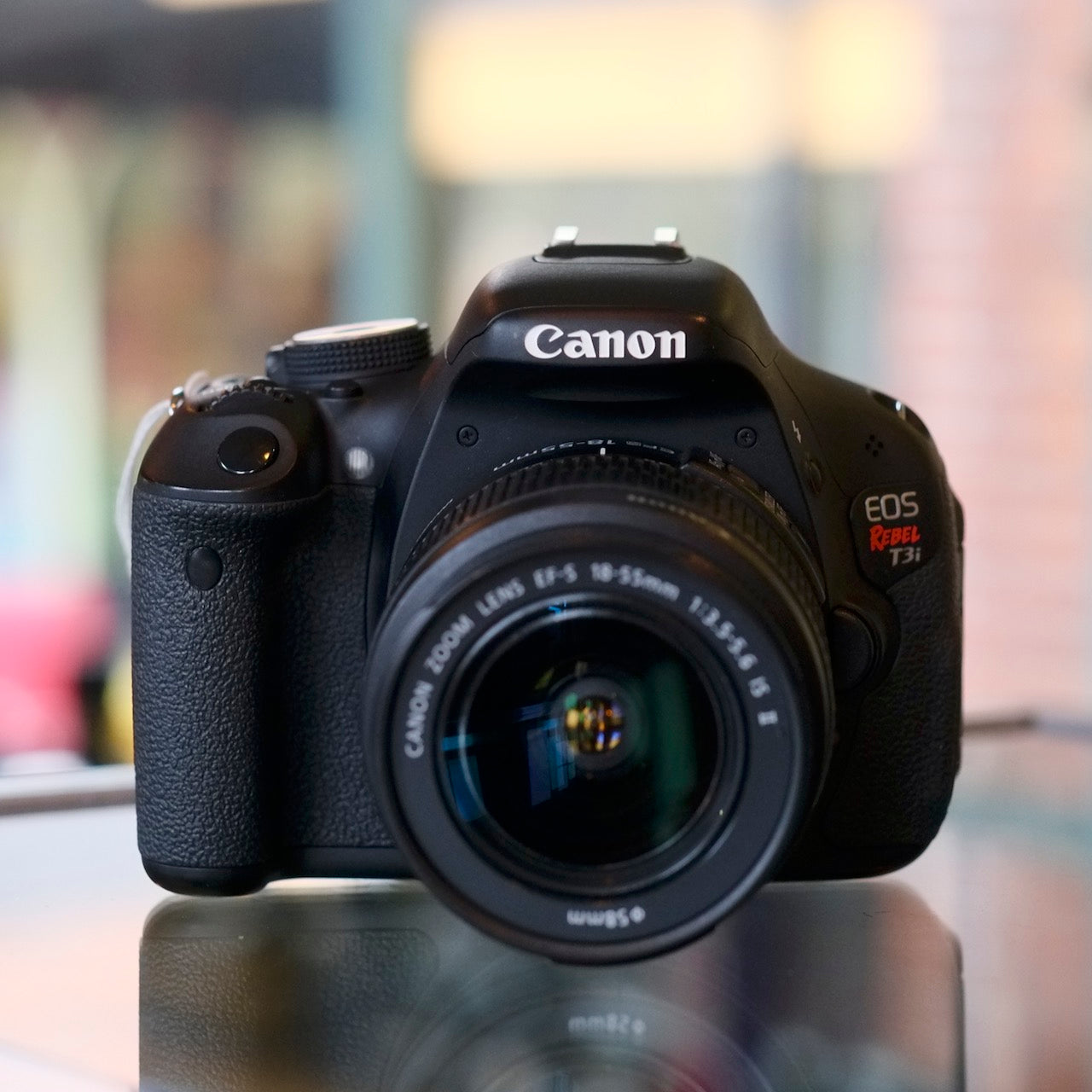 Canon EOS Rebel T3i with 18-55mm f3.6-5.6 IS II
