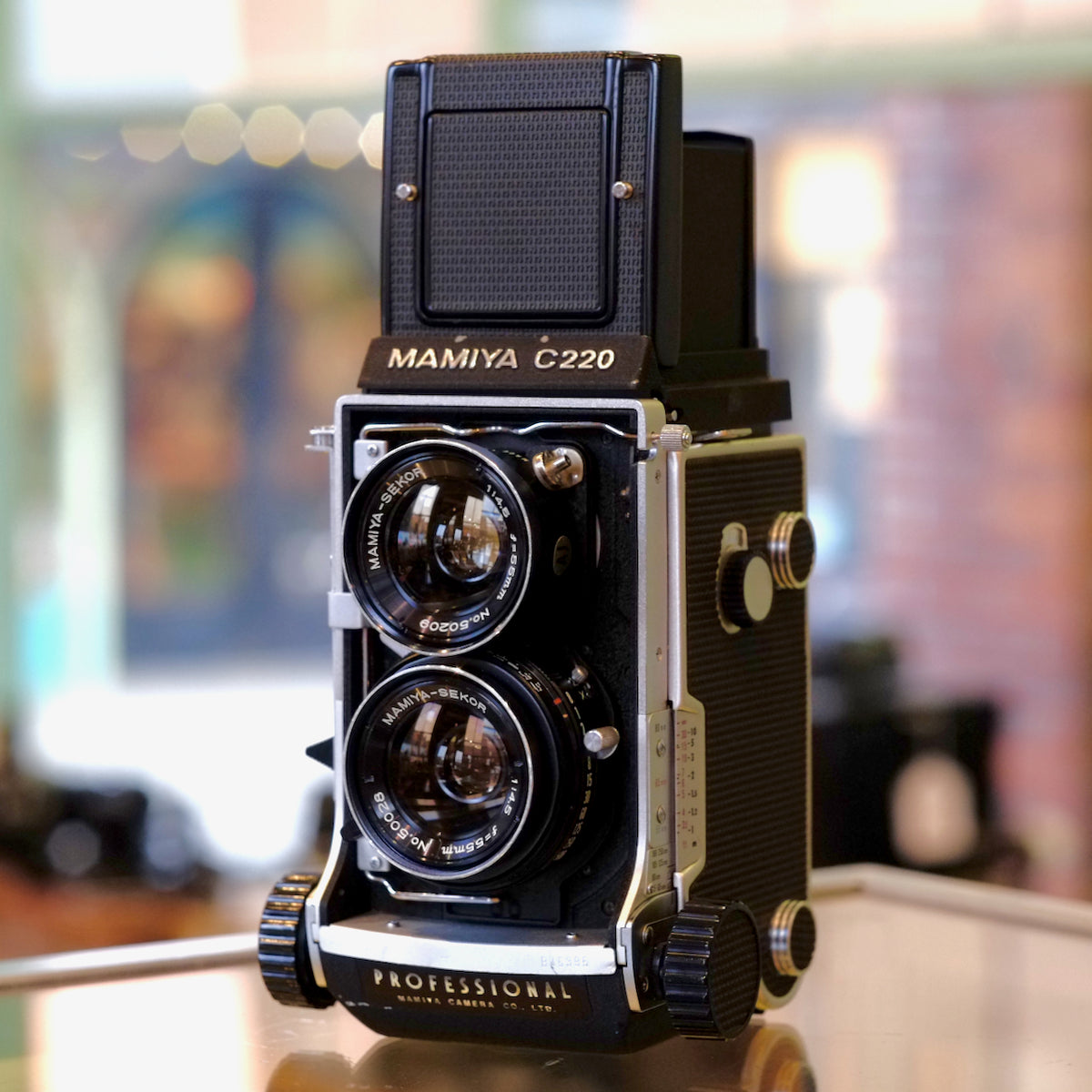 Mamiya C220 Professional with 55mm f4.5