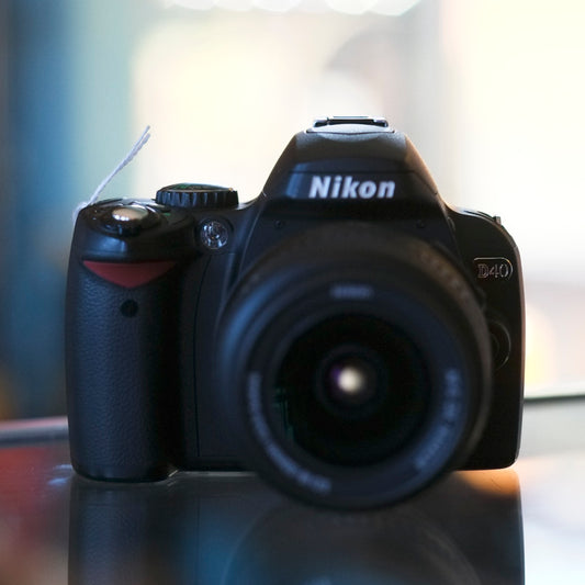 Nikon D40 with 18-55mm f3.5-5.6G II