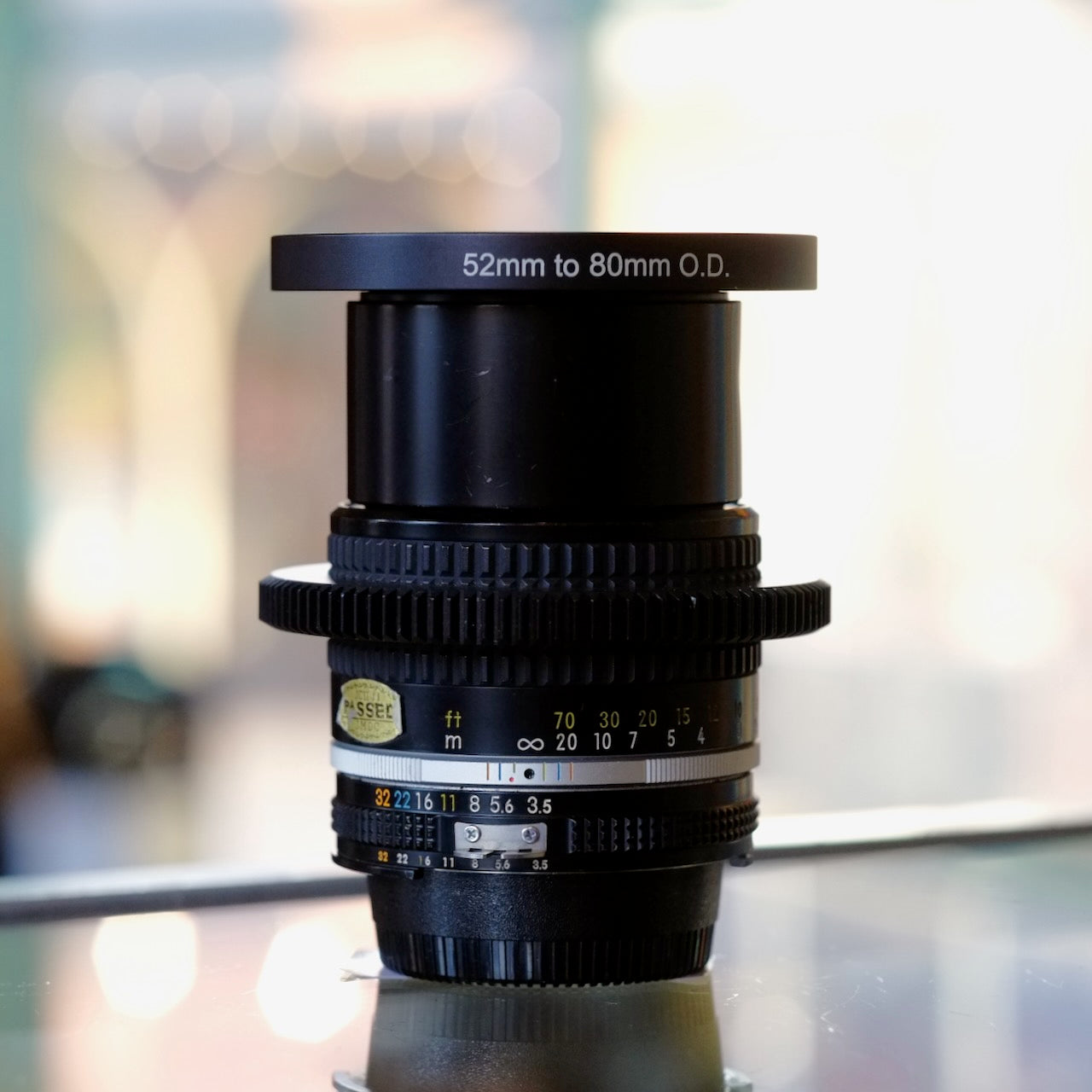 Nikon 135mm f3.5 AI-S Nikkor (Cine mod)