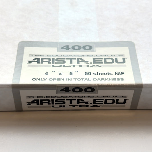 Arista EDU 400 (4x5, 50 sheets, EXPIRED 4/2014)