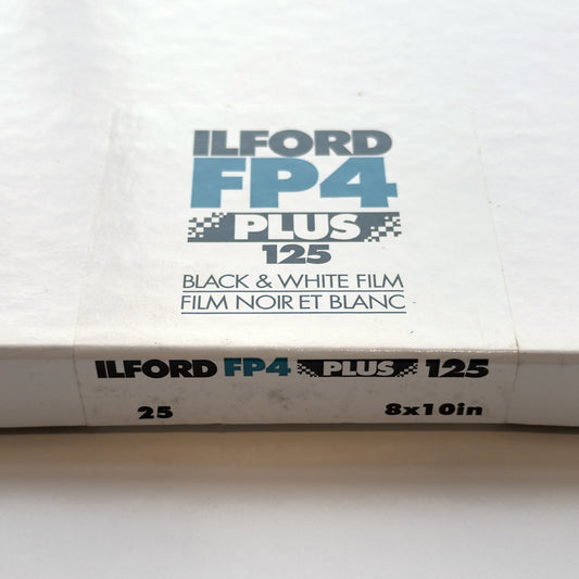 Ilford FP4 Plus 125 (8x10, 25 sheets, EXPIRED)
