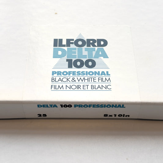 Ilford Delta 100 (8x10, 25 sheets, EXPIRED 2/2017)