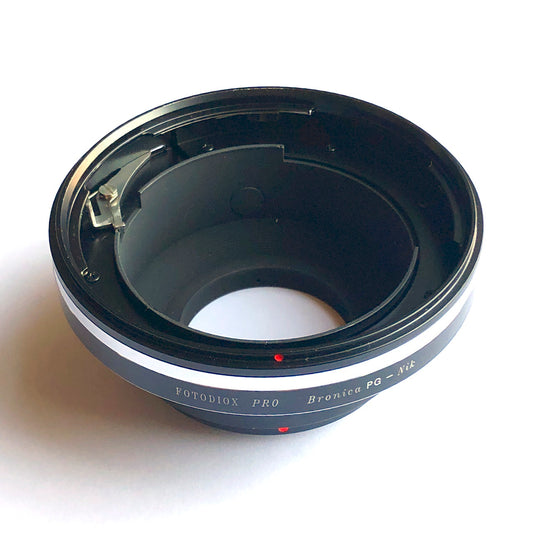 Fotodiox Pro Bronica PG -> Nikon adapter
