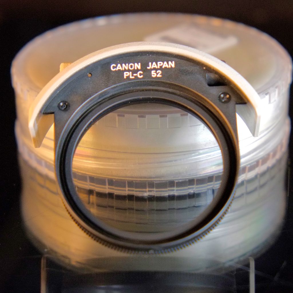 Canon PLC-52 drop-in circular polarizer