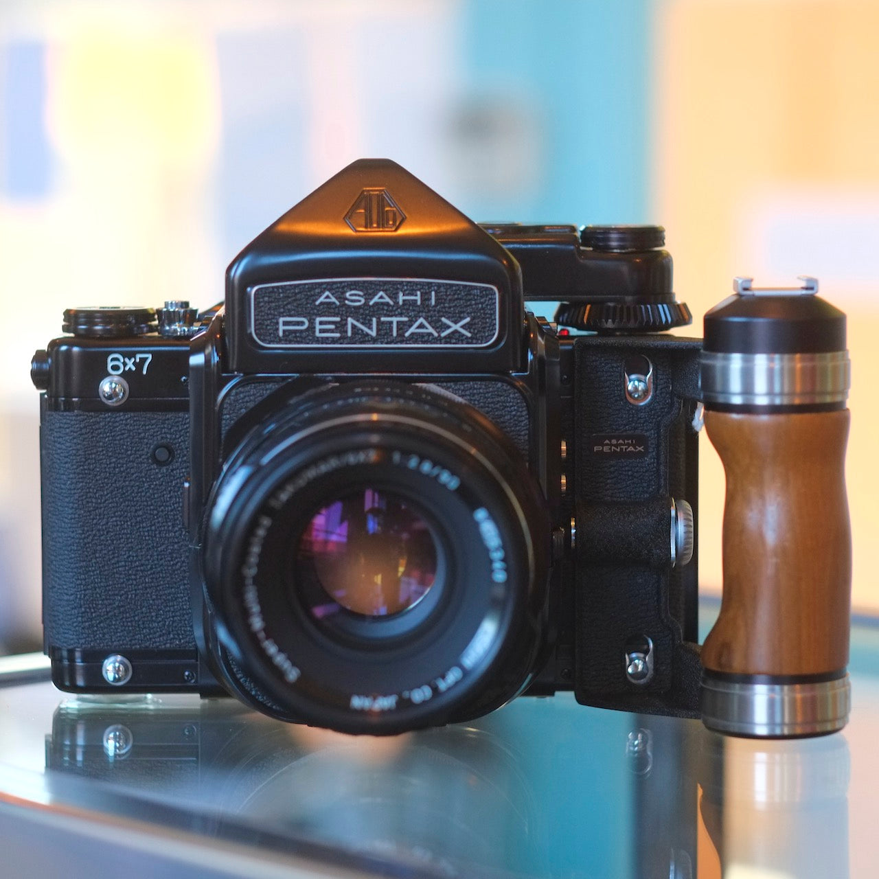 Pentax 6x7 with 90mm f2.8 Leaf Shutter lens