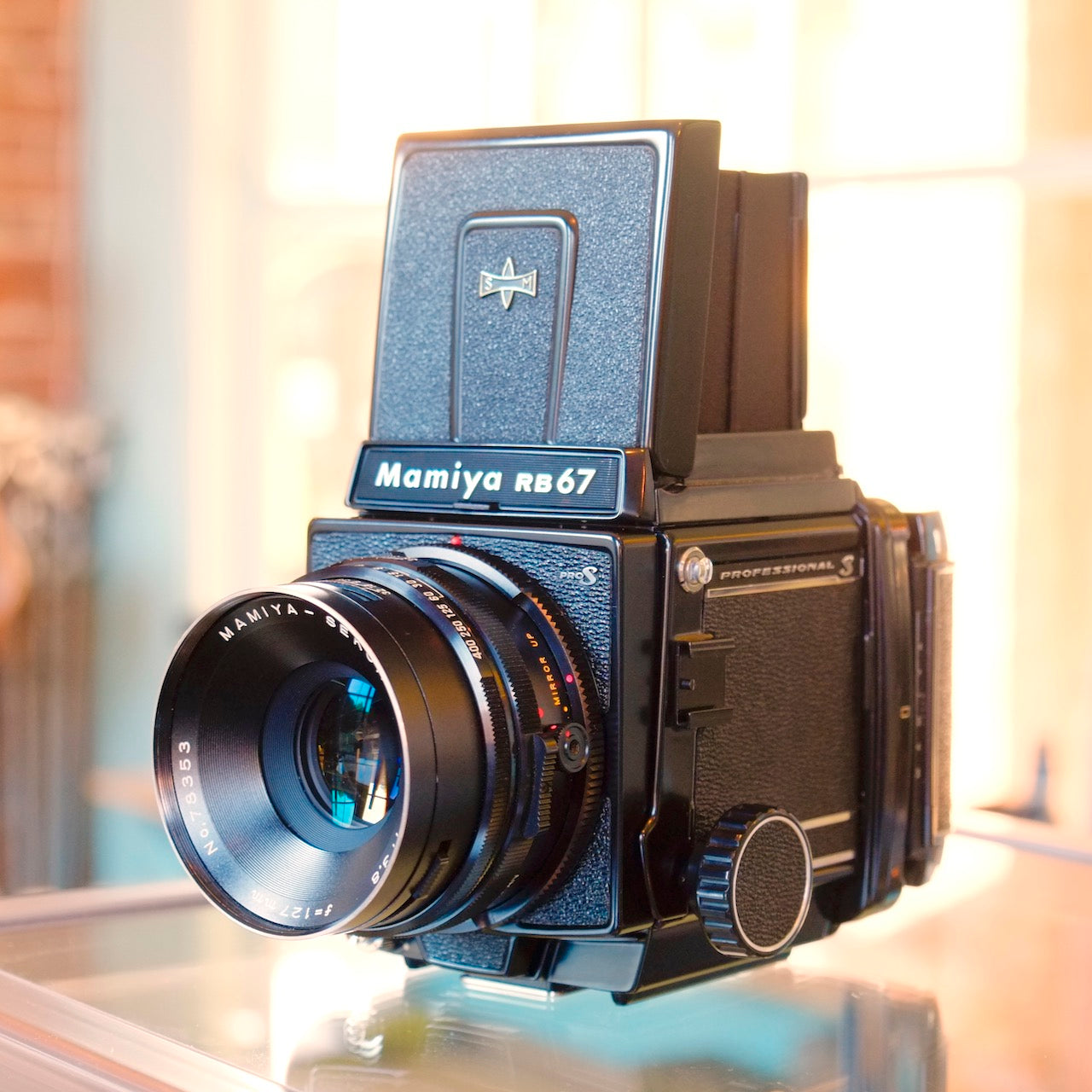 Mamiya RB67 Professional S with 127mm f3.8 lens