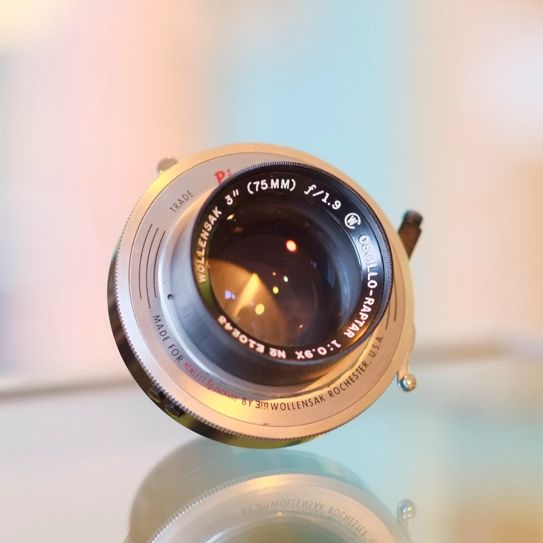 Wollensak Oscillo Raptar 75mm F/1.9 – Objectif Occasion, Couverture GFX