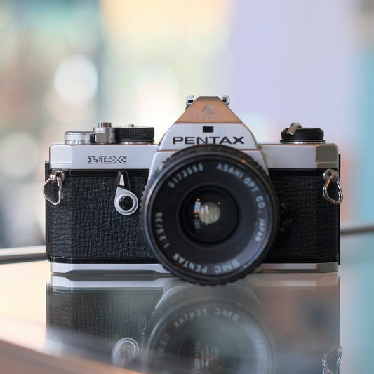 Pentax MX with SMC Pentax 35mm lens