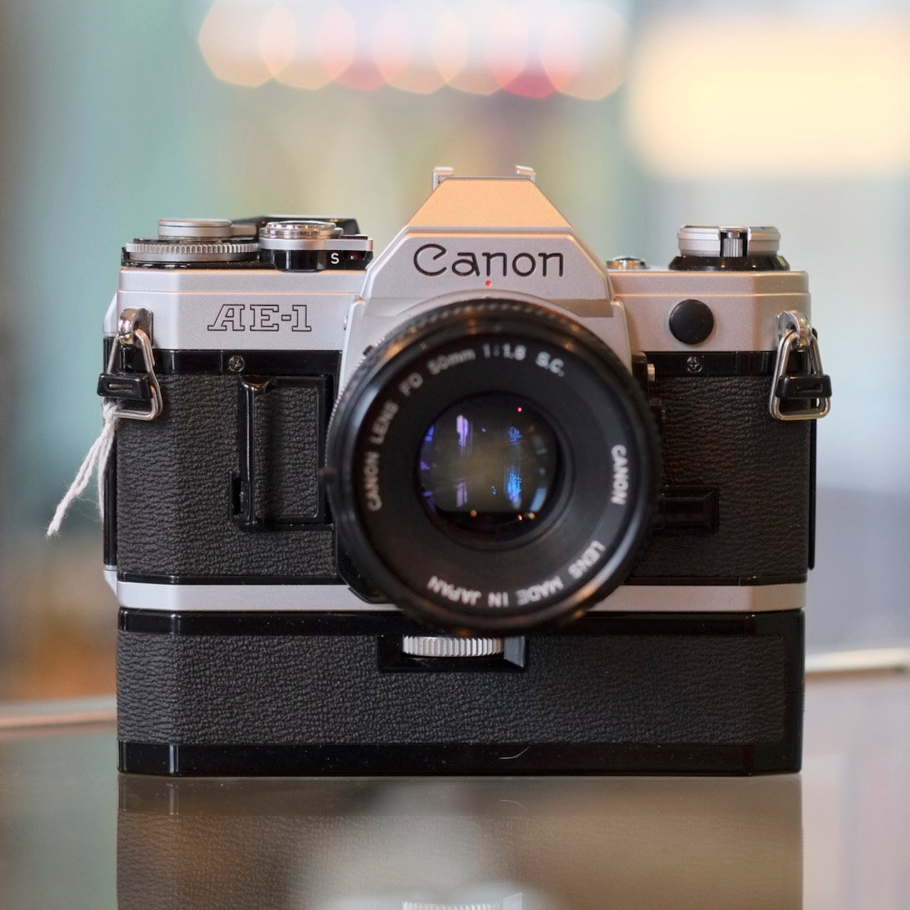 Canon AE-1 with Power Winder A and 50mm f1.8 S.C.