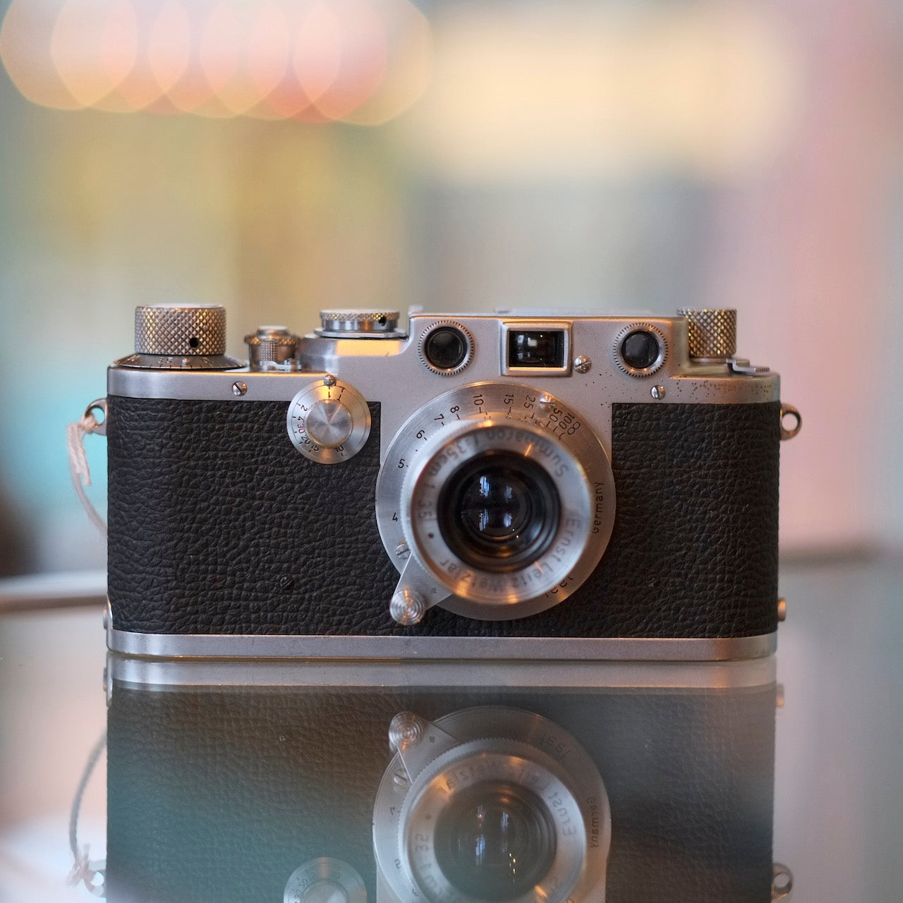 Leica IIIf (black dial) with Summaron 3.5cm f3.5