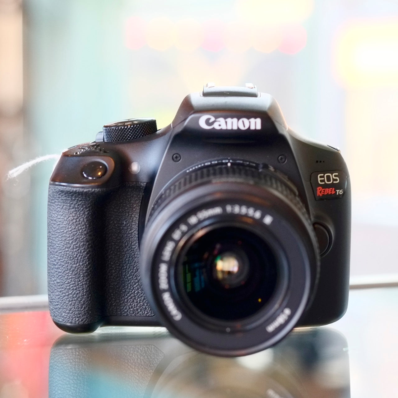 Canon EOS Rebel T6 with 18-55mm f3.5-5.6 IS III