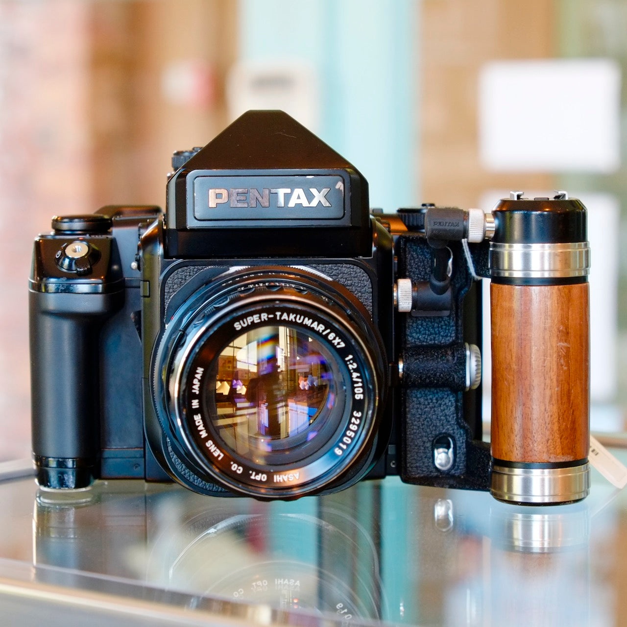Pentax 67II with 105mm f2.4 Super-Takumar 6X7