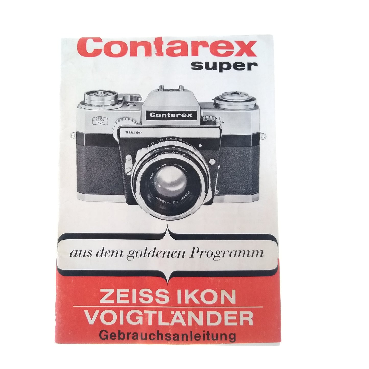 Contarex Super Instruction Manual (German).
