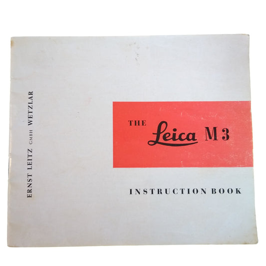 Leica M3 Instruction Manual.
