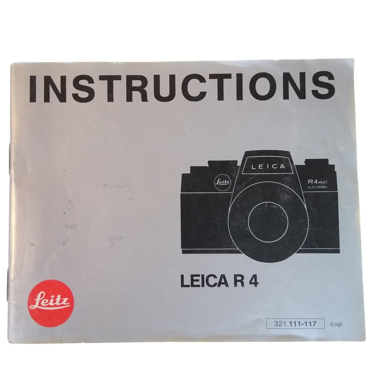 Leica R4 Instruction Manual.