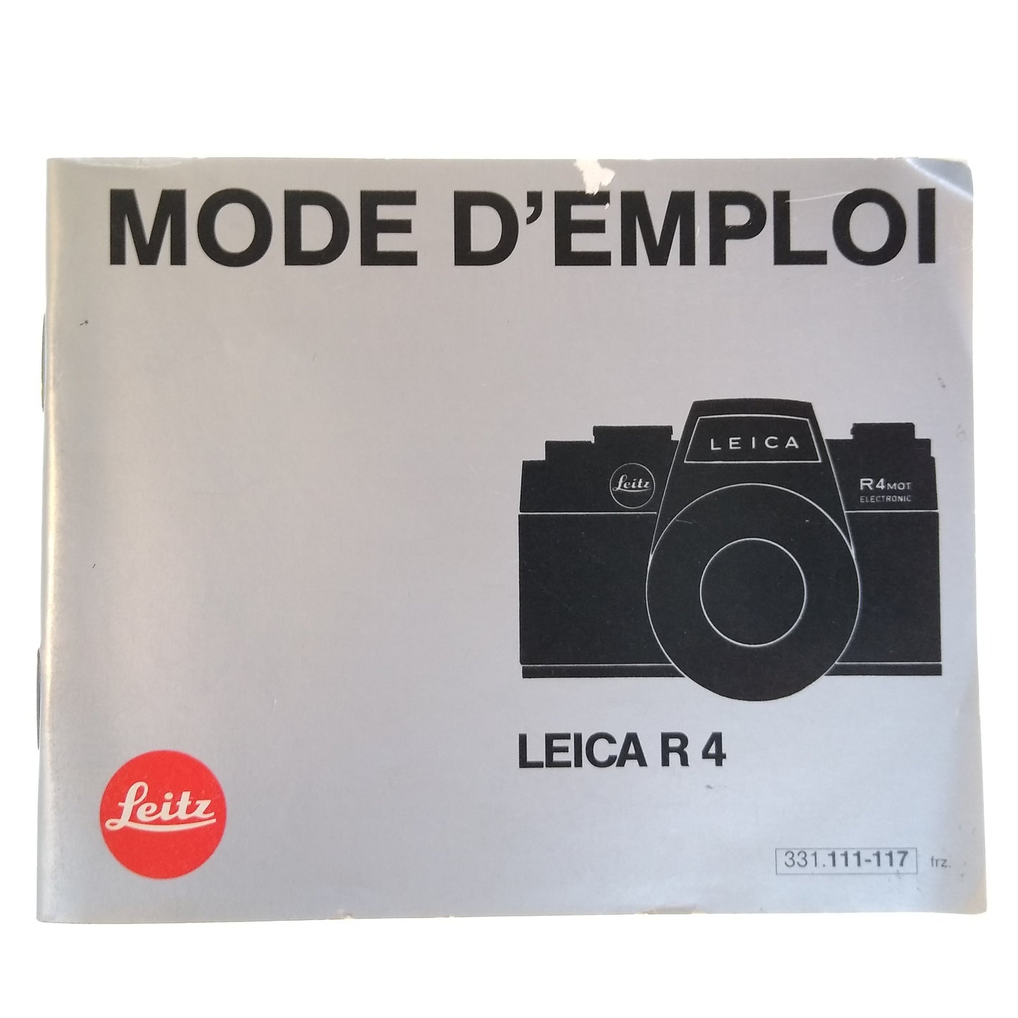 Leica R4 Instruction Manual (French).