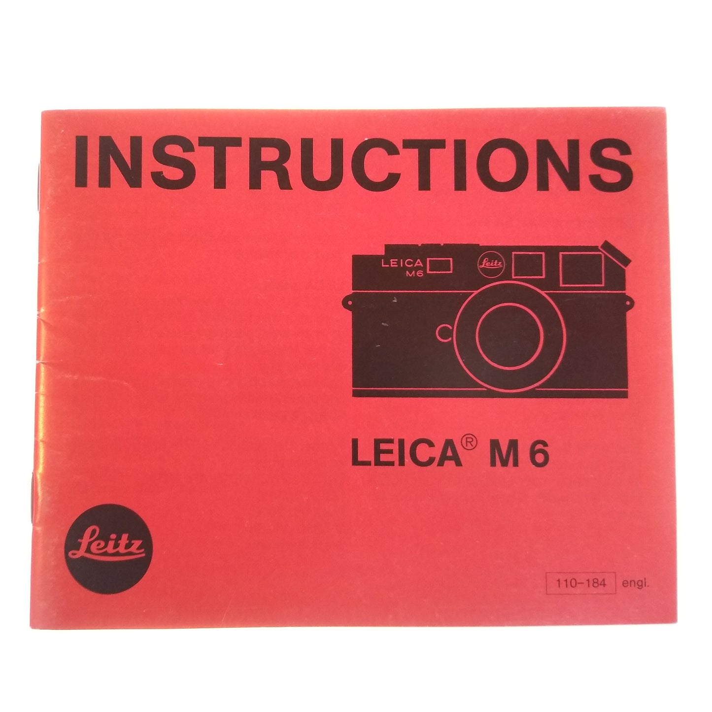 Leica M6 Instruction Manual.