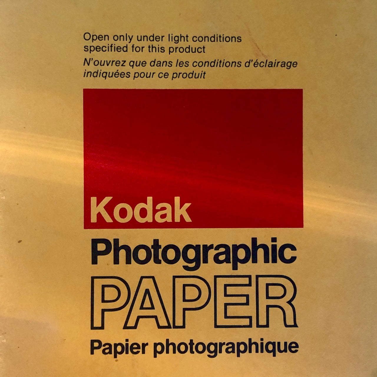 Kodak Kodabromide F-2 16x20 (expired March 1975)