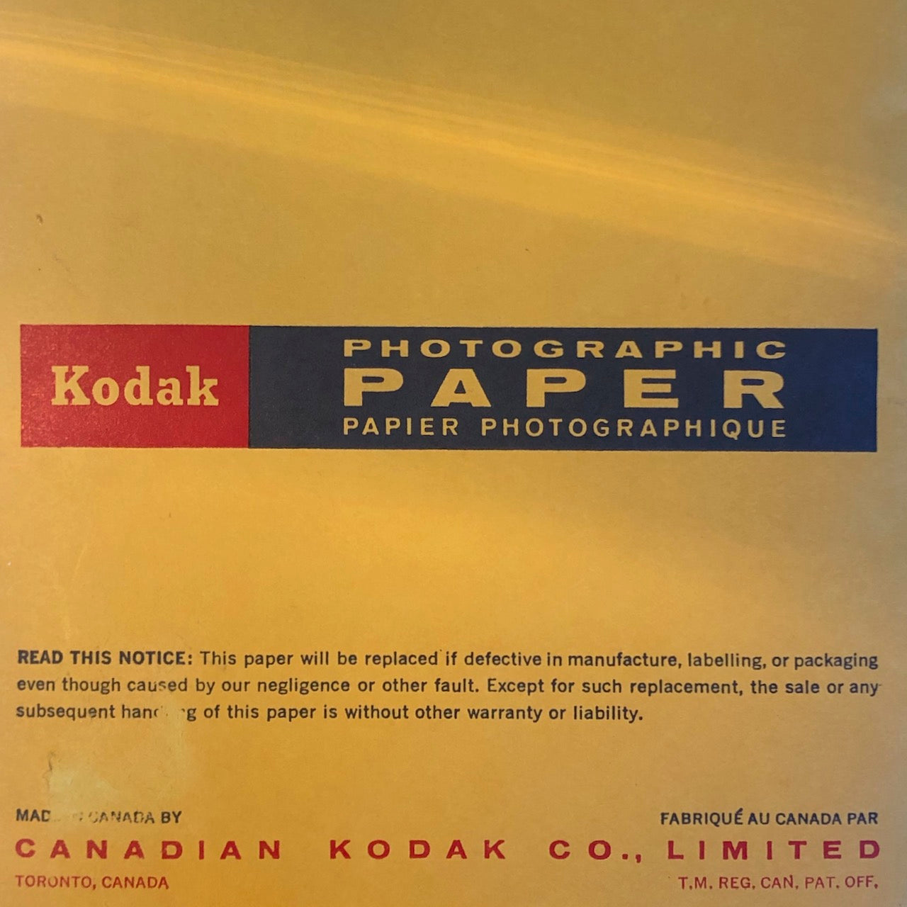 Kodak Kodabromide E-2 5x7, 25 sheets (expired)