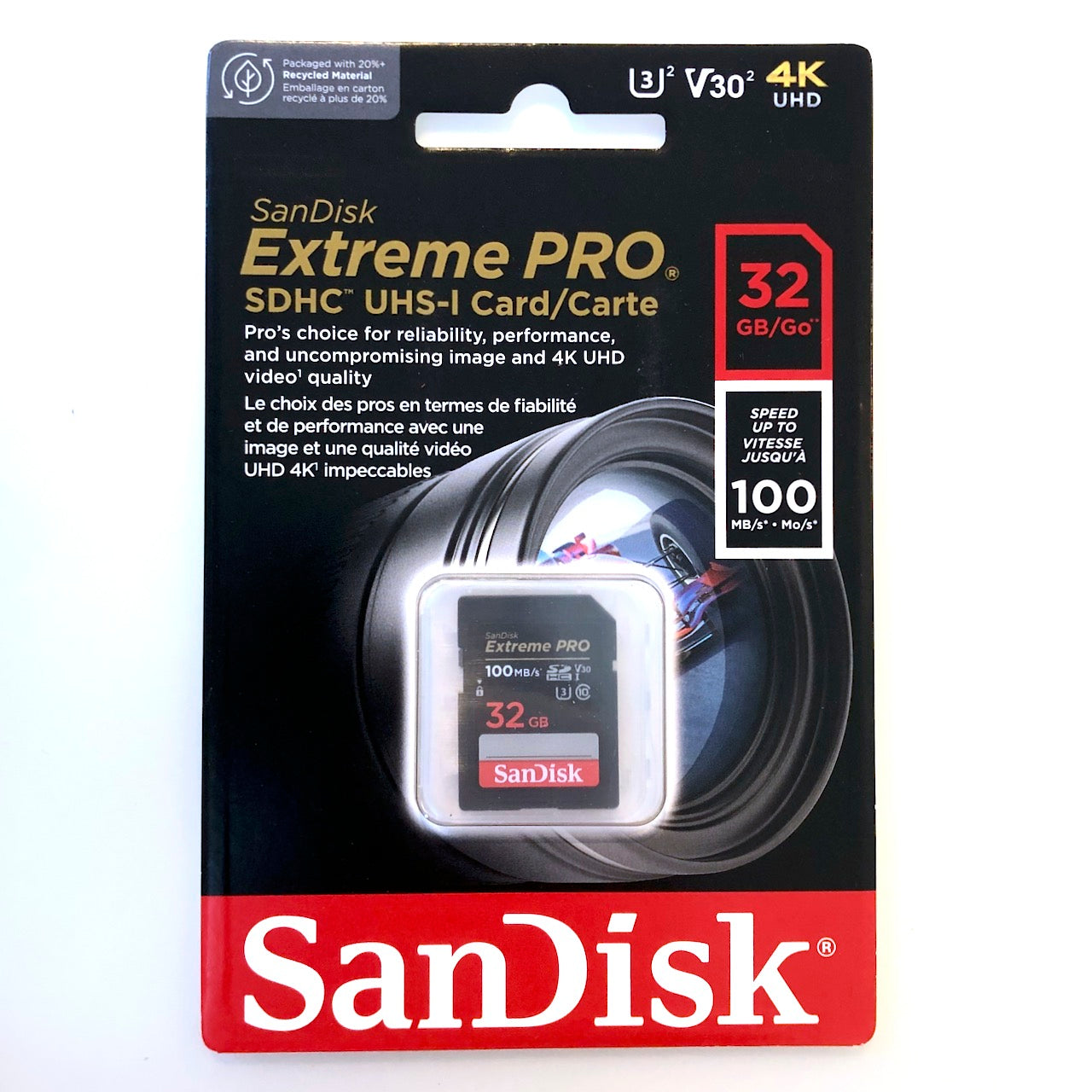 Sandisk Extreme Pro 32gb SDHC UHS1 Card Camera Traders