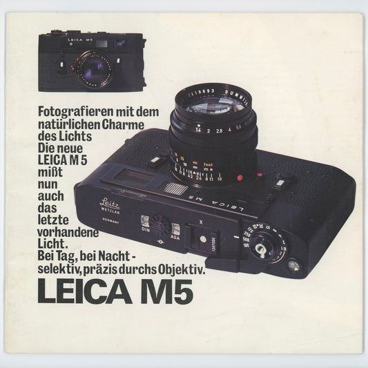 Leica M5 Brochure (German)