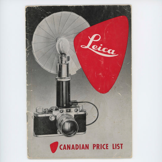 Leica Canadian Price List