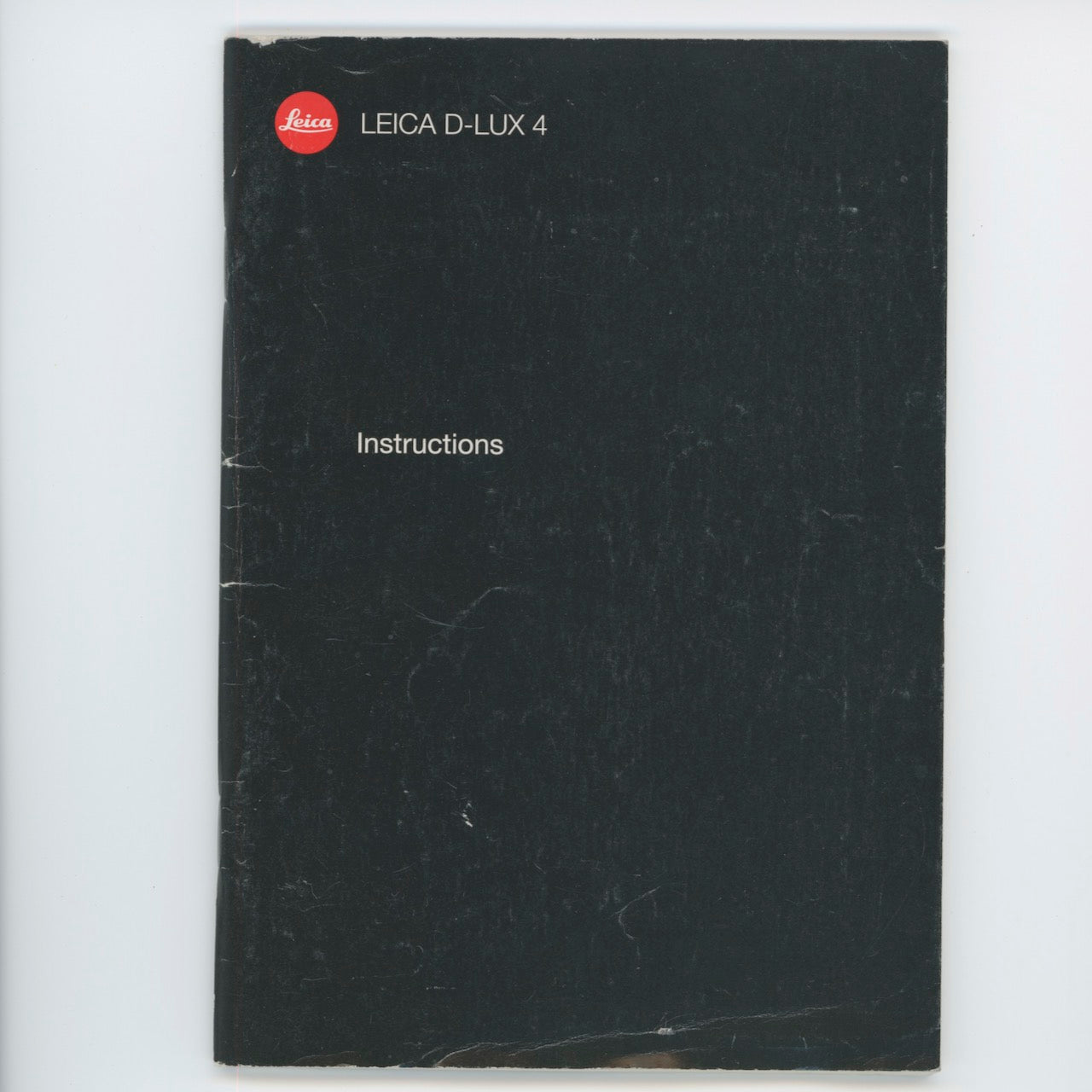 Leica D-Lux 4 Instruction Manual.