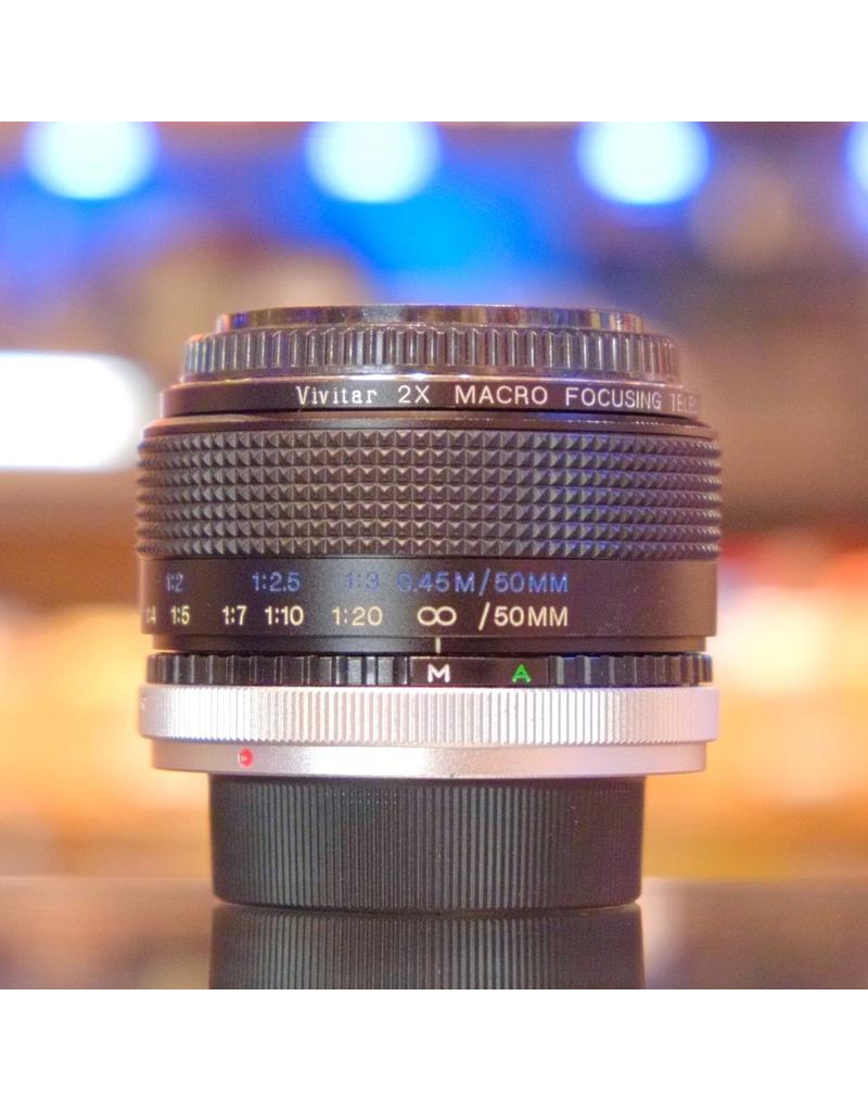 Vivitar 2x Macro Focusing Teleconverter for Canon FD